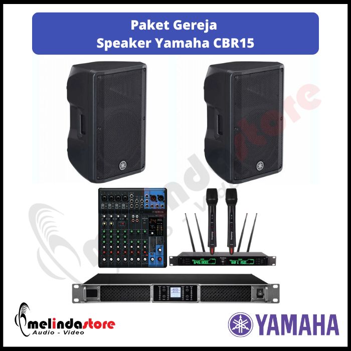 Paket Sound Gereja Speaker Pasif Yamaha CBR 15 | 2 Speaker Paket Sound Gereja Speaker Pasif Yamaha CBR 15 | 2 Speaker